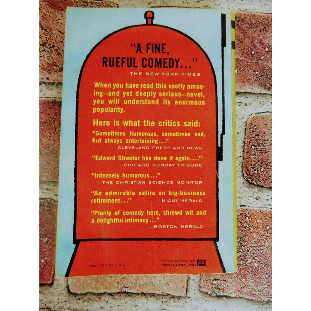 Chairman of the Bored by Edward Streeter‎ Vintage Humor Comedy Paperback 1962